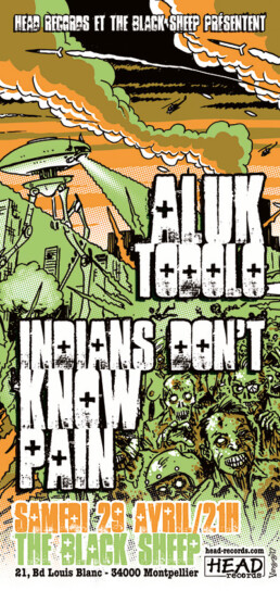 Aluk Todolo / Indians Don't Know Pain - Screen Print - POSTER