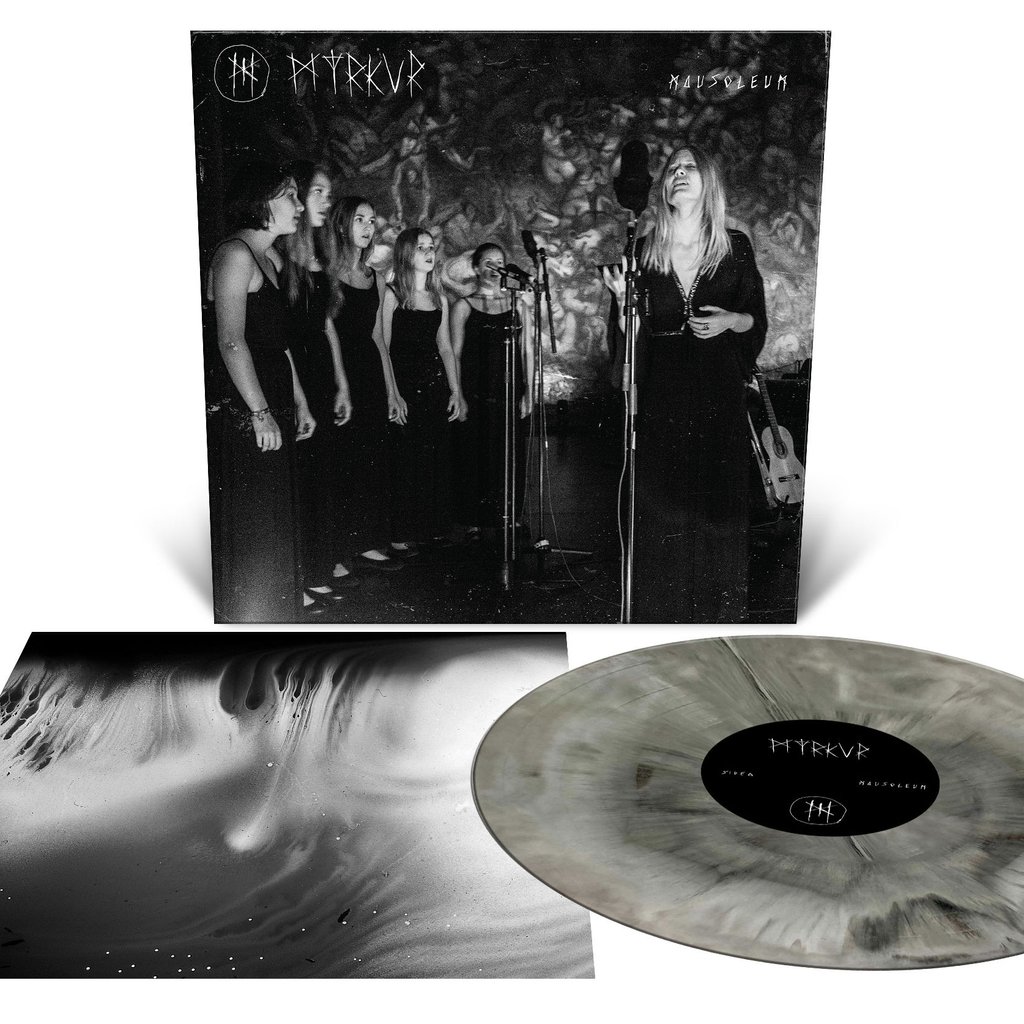 Myrkur - Mausoleum (Black and White Galaxy Merge) - VINYL LP