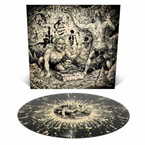 Outer Heaven – In Tribute... (black ice with bone white splatter) - VINYL LP