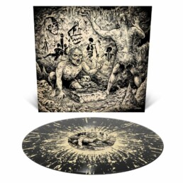 Outer Heaven – In Tribute... (black ice with bone white splatter) - VINYL LP