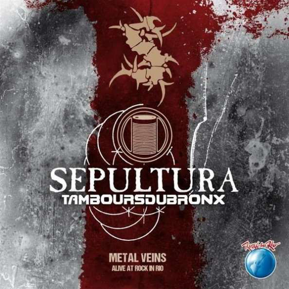 Sepultura & Les Tambours Du Bronx ‎- Metal Veins - Alive At Rock In Rio (red & white) - VINYL 2LP