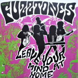 The Fuzztones ‎– Leave Your Mind At Home (pink and orange) - VINYL LP + 7 inch