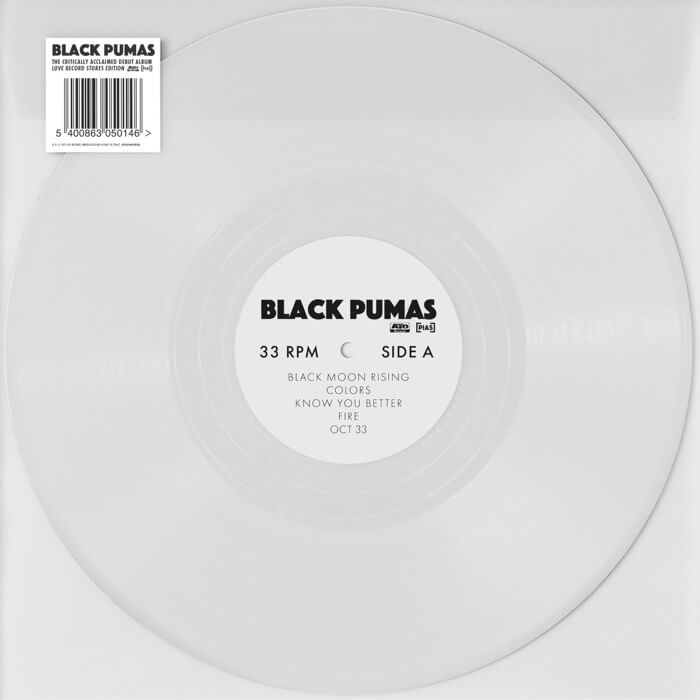 Black Pumas – Black Pumas (clear vinyl) - VINYL LP