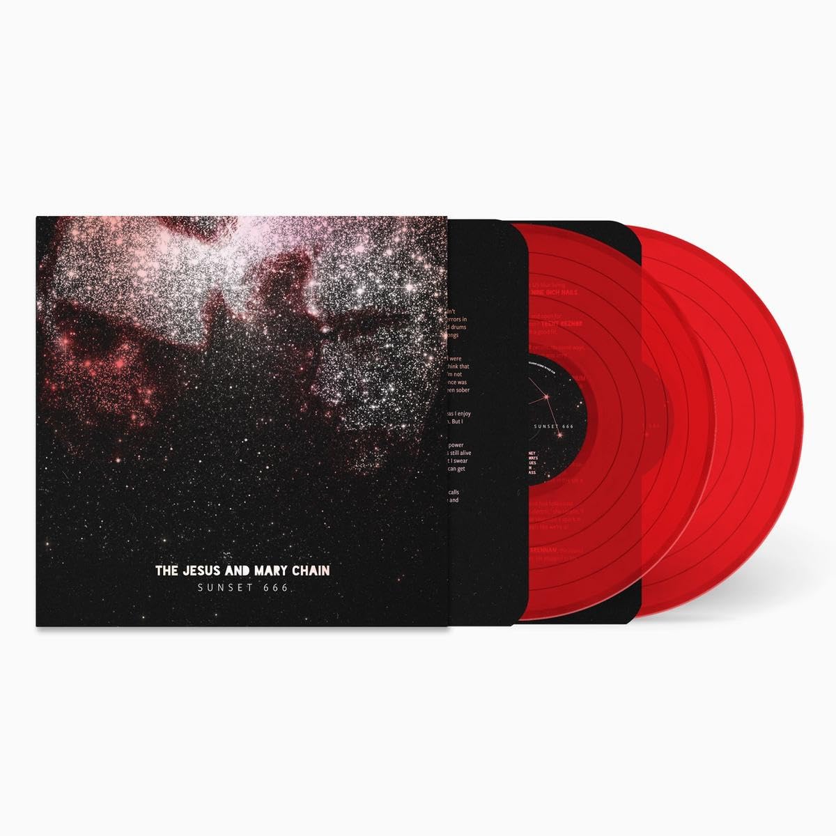 The Jesus And Mary Chain - Sunset 666 - VINYL 2LP colored vinyl red