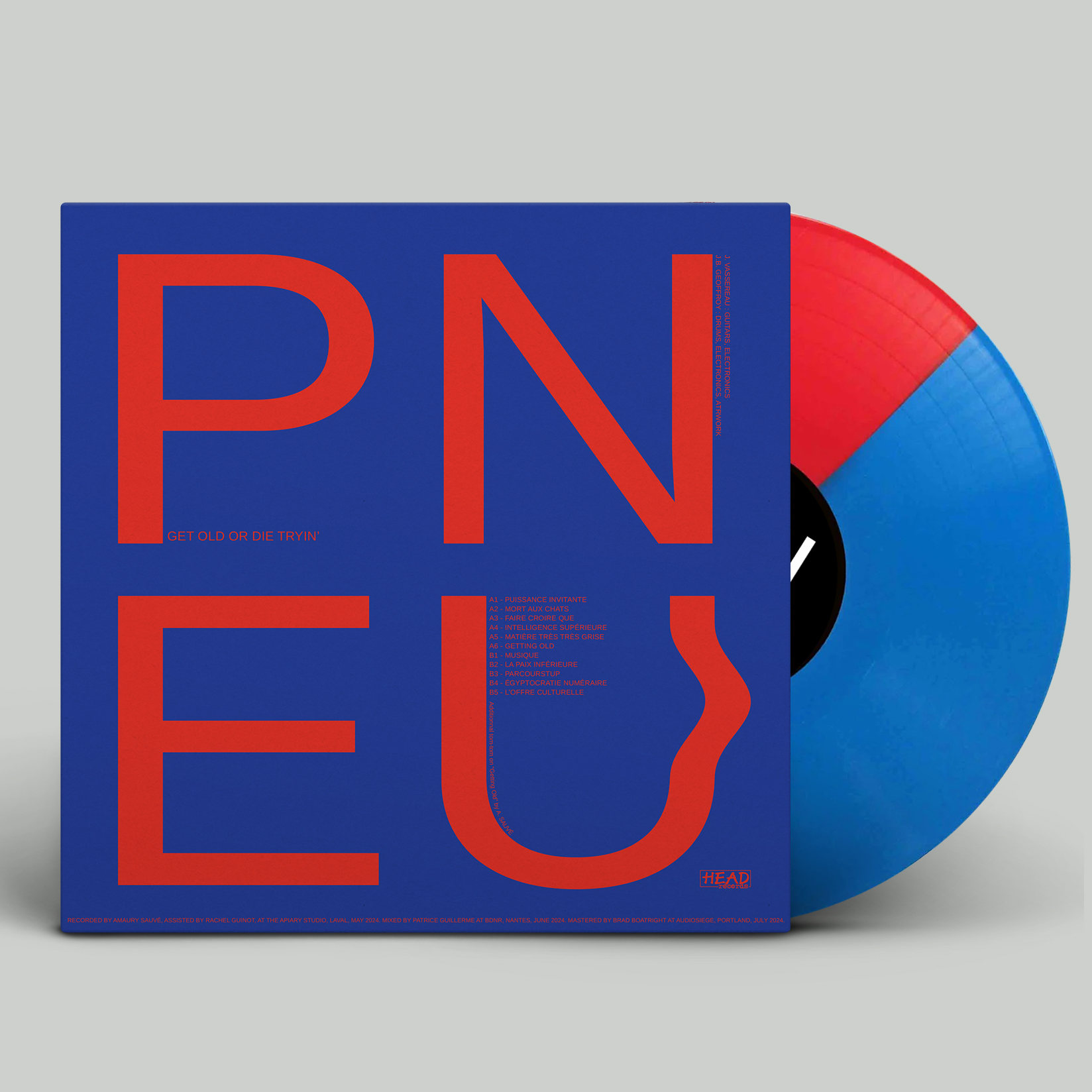PNEU - Get Old Or Die Tryin - colored vinyl