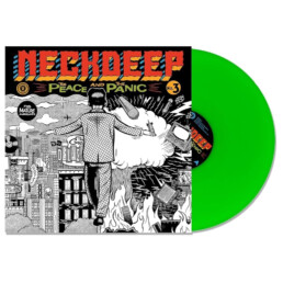 Neck Deep _ The Peace And The Panic neon green vinyl