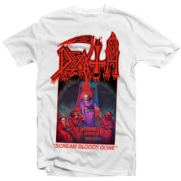 Death - Scream Bloody Gore (White) - T SHIRT