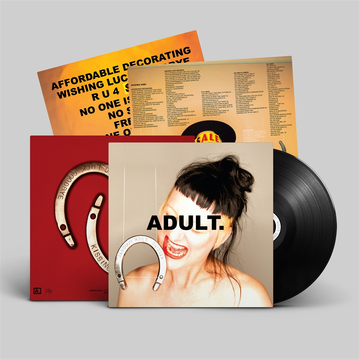 ADULT. - Kissing Luck Goodbye - VINYL