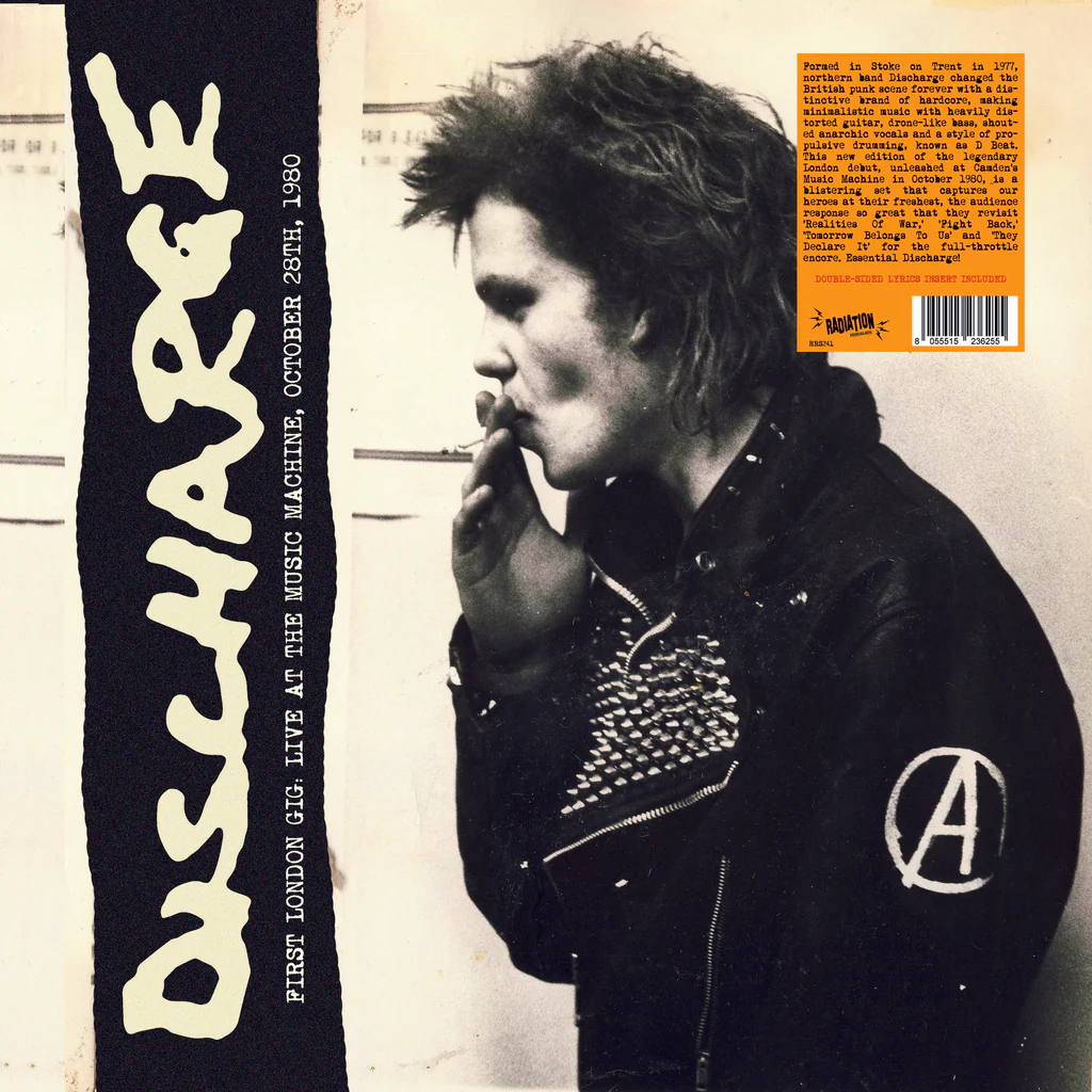 Discharge – First London Gig, Live At The Music Machine, October 28th, 1980