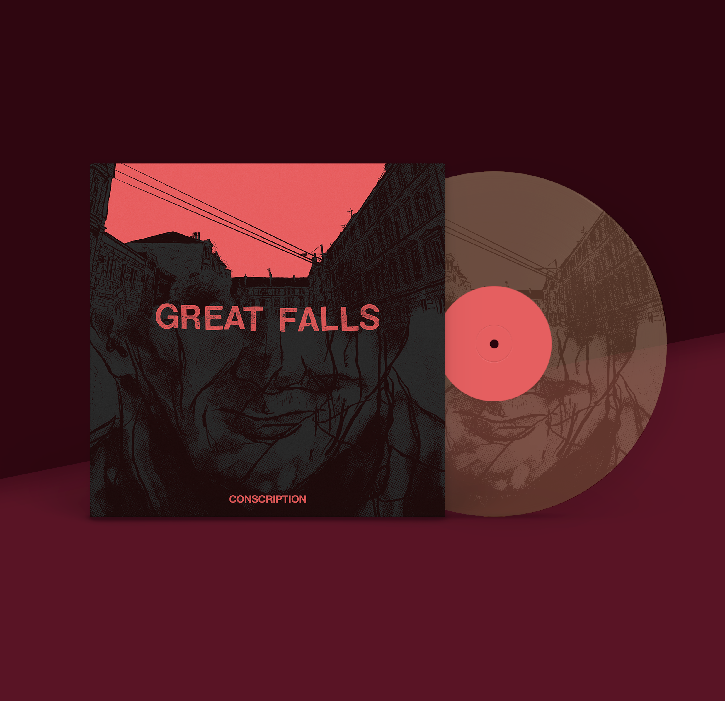 Great Falls - Conscription -12" VINYL