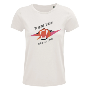 Nika - Tendre Tigre - T-Shirt Blanc